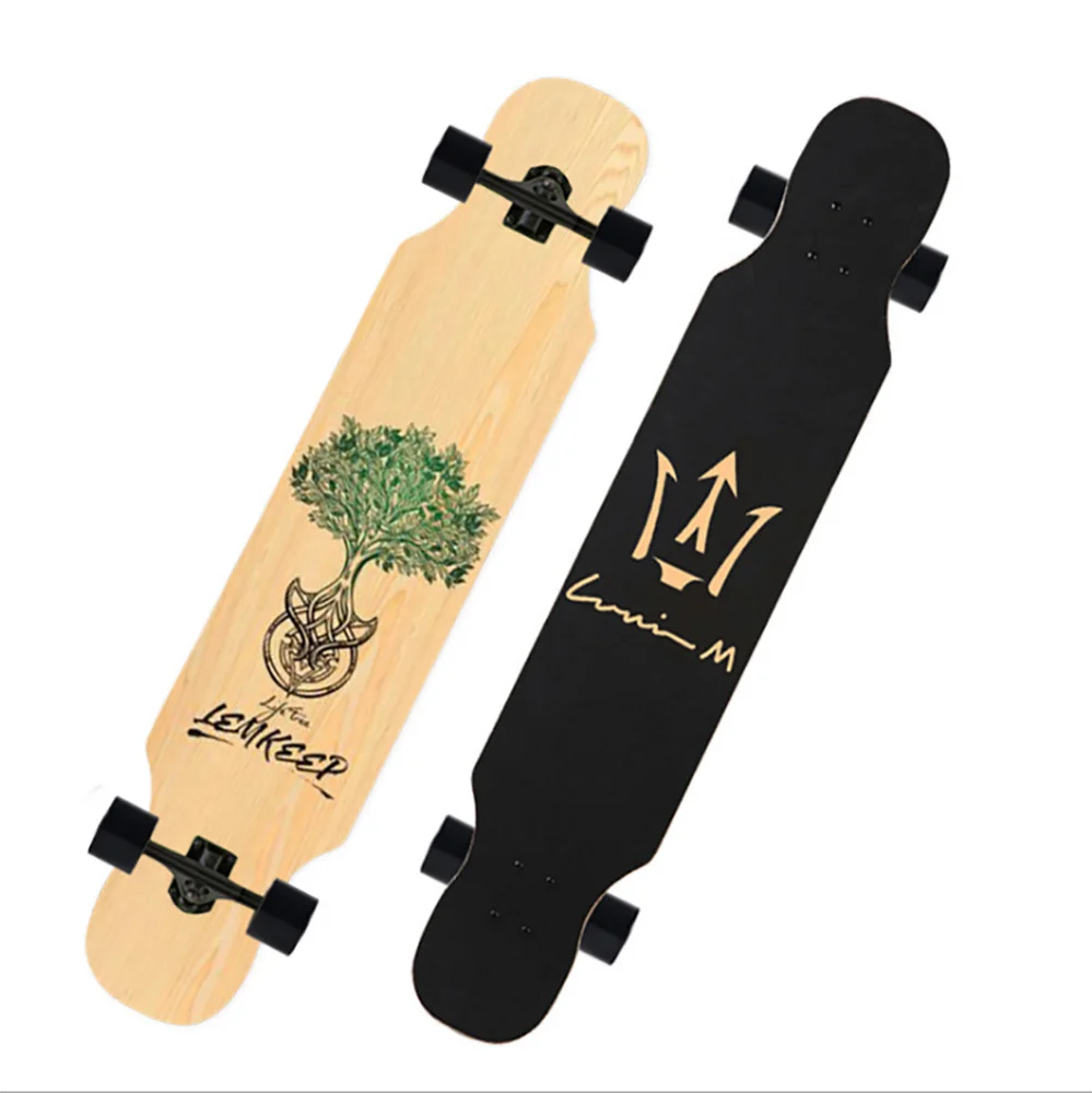 high quality adult skateboard canadian maple custom fish skate cutting board 4 wheel wooden longboard skateboard high quality adult skateboard canadian maple custom fish skate cutting board 4 wheel wooden longboard skateboard